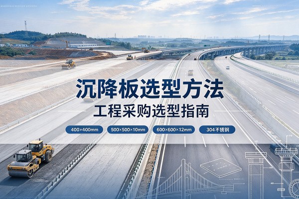 霸州沉降板选择方法